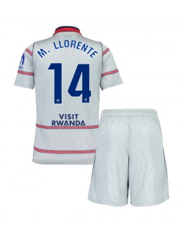 Otroški Nogometna dresi replika Atletico Madrid Marcos Llorente #14 Tretji 2026-27 Kratek rokav (+ hlače)